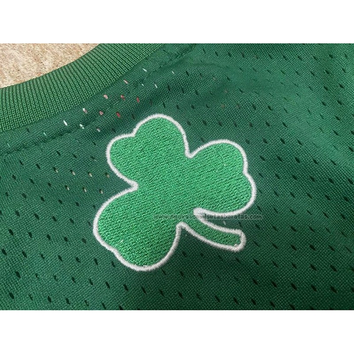 Camiseta Boston Celtics Kevin Garnett NO 5 Mitchell & Ness 2012 Verde